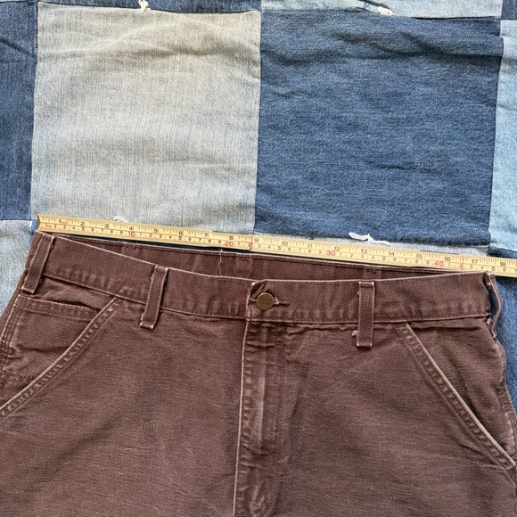 carhartt 2000s brown carpenter pants 35x31 - Picture 6 of 9